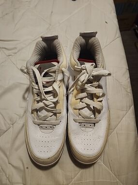 Nike Air Jordan Flipsyde White Elephant Men’s White and Red Low-Top Sneakers